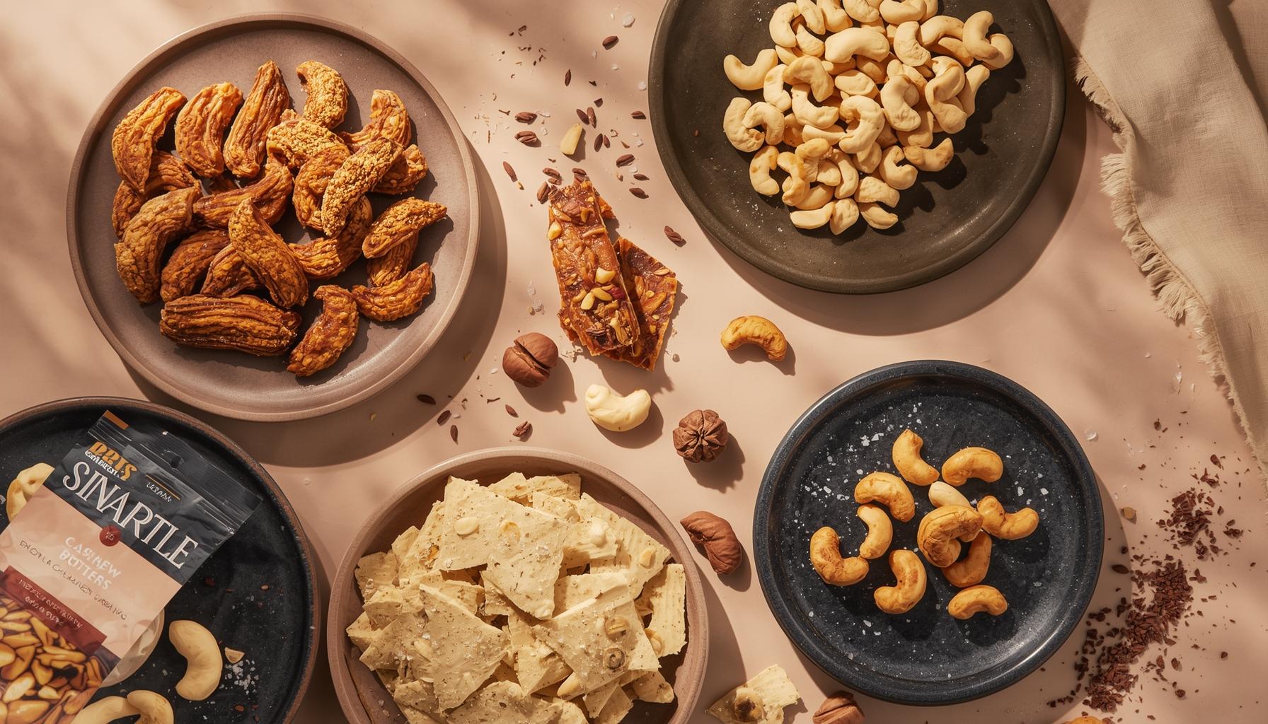 Signature snack collection and product breakdown